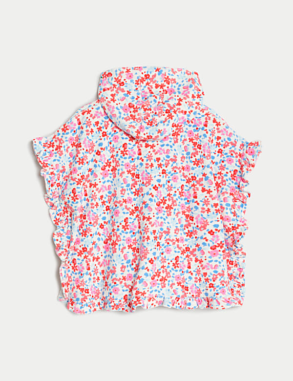 Floral Towelling Poncho (0-3 Yrs) - UA