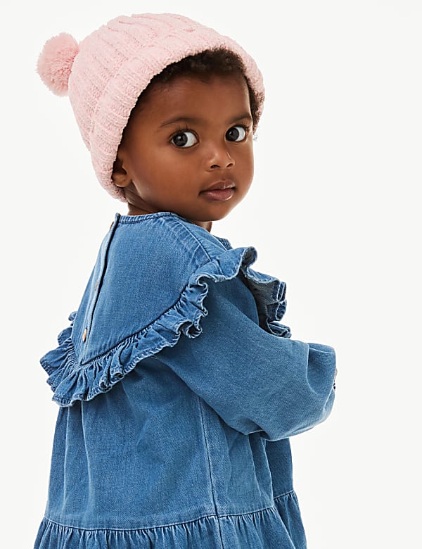 2pc Cotton Rich Dress with Tights (0-3 Yrs)