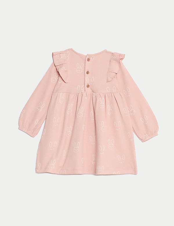 Cotton Rich Dress with Tights (0-3 Yrs)