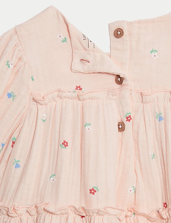 2pc Cotton Rich Floral Outfit (0-6 Yrs)