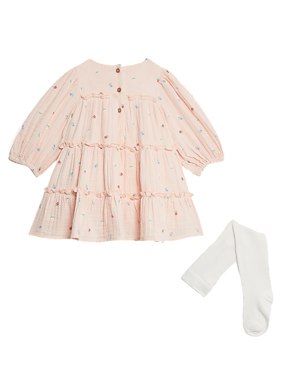 2pc Cotton Rich Floral Outfit (0-6 Yrs)