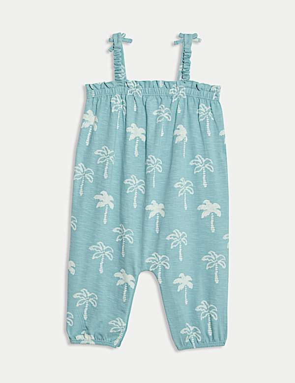 Pure Cotton Palm Romper (0-3 Yrs)