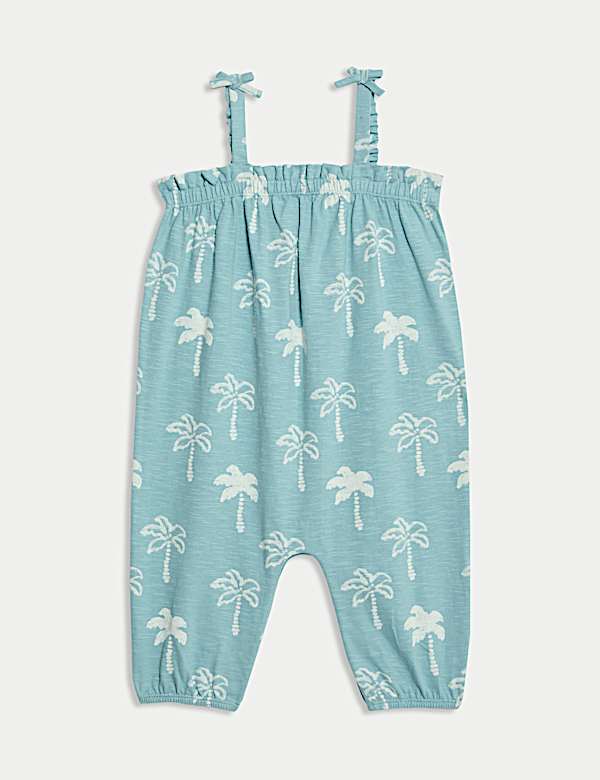 Pure Cotton Palm Romper (0-3 Yrs) - KG