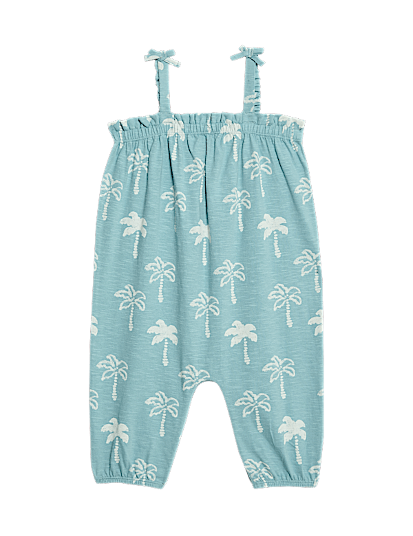 Pure Cotton Palm Romper (0-3 Yrs)