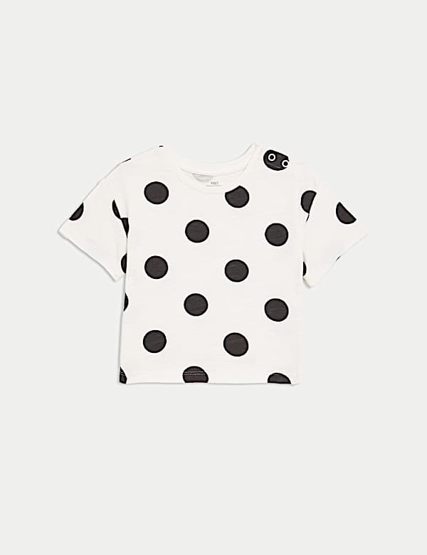 2pc Pure Cotton Spot Shorts & T-Shirt Set (0-3 Yrs) - LT