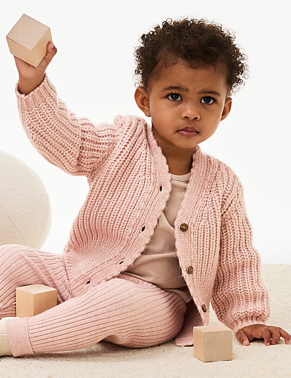 Cardigan en maille (jusqu'au 3&nbsp;ans) - BE