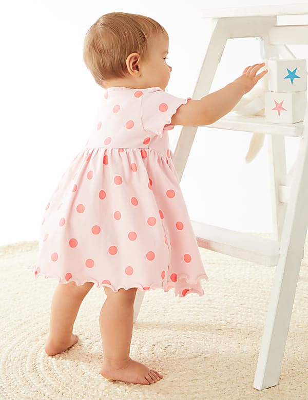 Pure Cotton Spot Dress