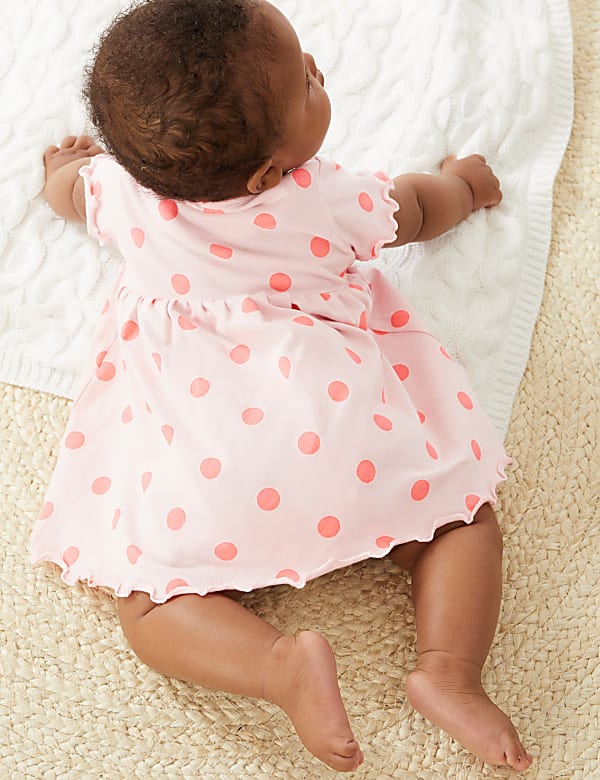 Pure Cotton Spot Dress