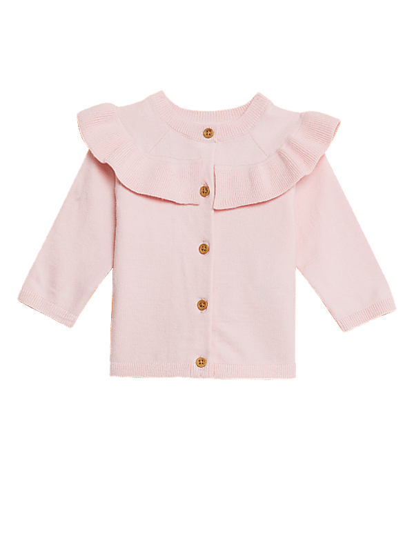 Frill Collar Cardigan (0-3 Yrs)