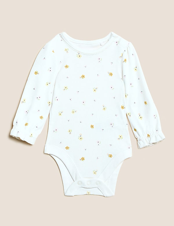 3pc Cotton Rich Embroidered Pinafore Outfit (0-3 Yrs)