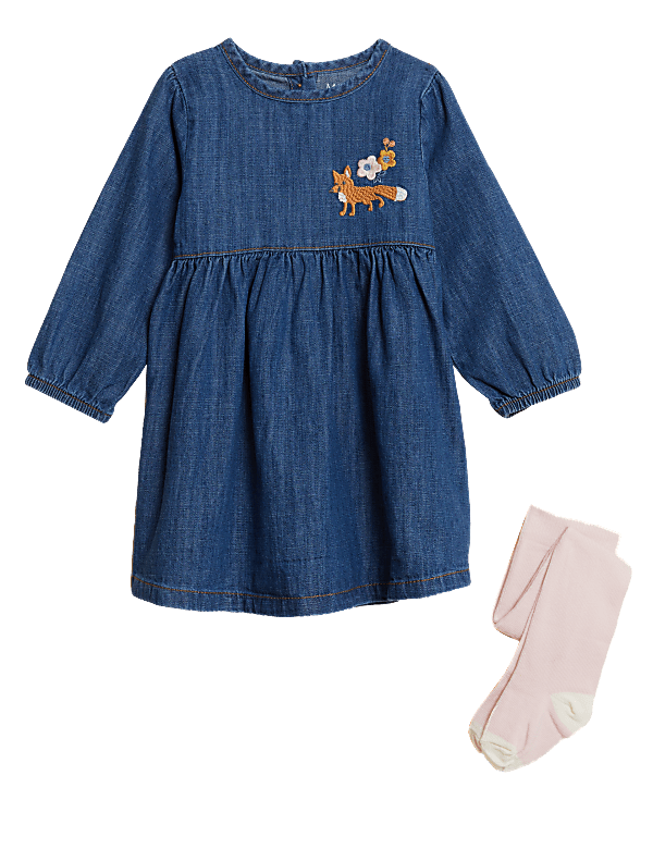 2pc Cotton Rich Embroidered Outfit