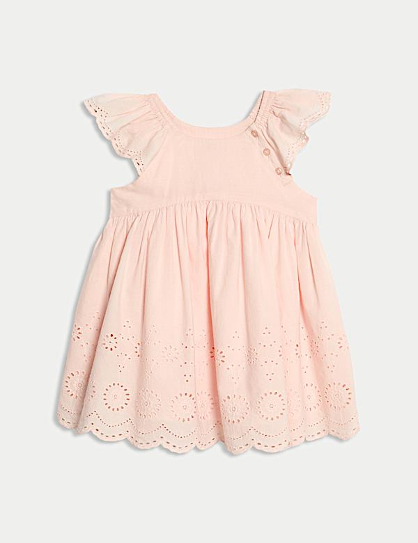 Cotton Broderie Dress and Knickers