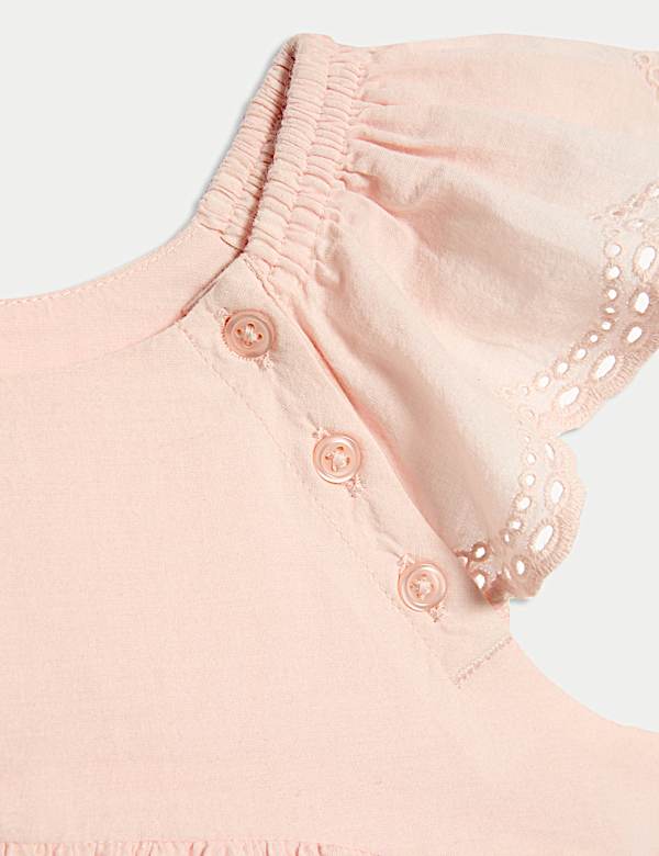 Cotton Broderie Dress and Knickers