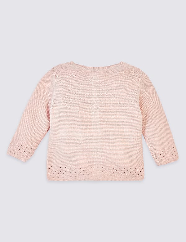 Cotton Cardigan (0-3 Yrs)