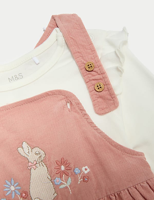 3pc Pure Cotton Peter Rabbit™ Outfit (0-3 Yrs)