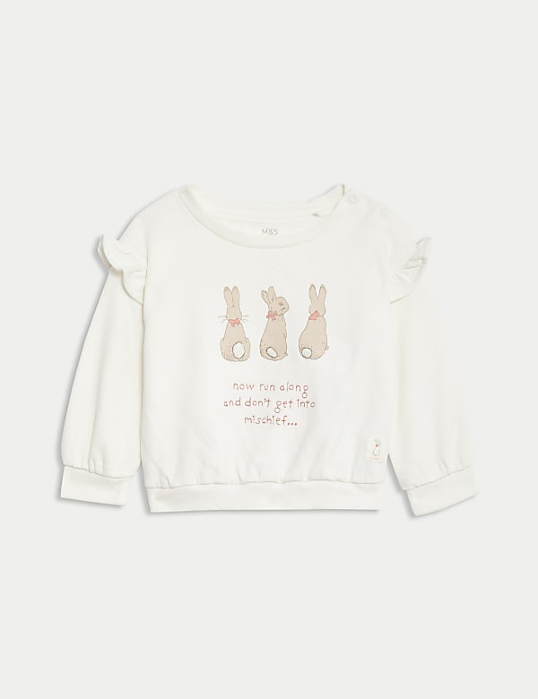 Cotton 2pc Peter Rabbit&trade; Sweat Outfit (0-3 Yrs)