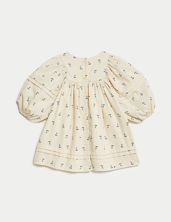 Ensemble 2 pi&egrave;ces avec robe en velours c&ocirc;tel&eacute; tulipe et collants (jusqu&rsquo;au 3 ans) - CA