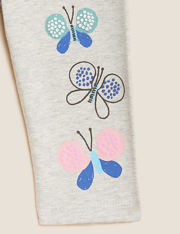 Cotton Rich Butterfly Stack Leggings