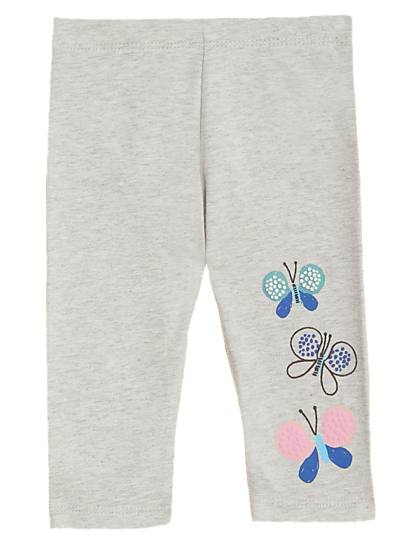 Cotton Rich Butterfly Stack Leggings
