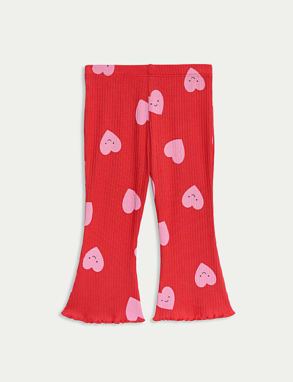 2pc Cotton Rich Heart Print Outfit (0-6 Yrs) - PT