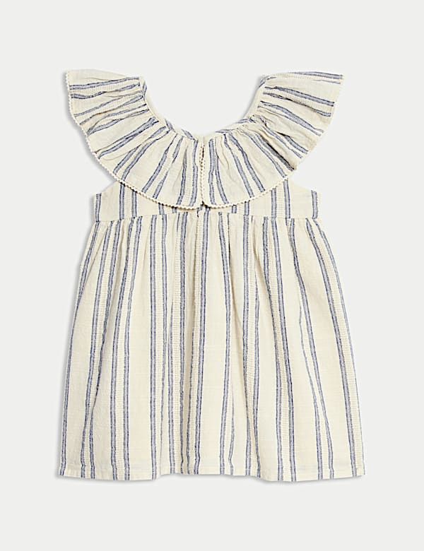 Pure Cotton Striped Dress (0-3 Yrs) - HR