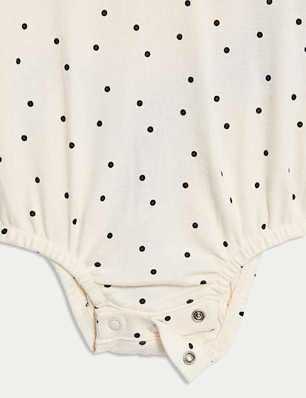 Conjunto de 3 vestidos de tops de algodón con mallas (0-3 años) - US