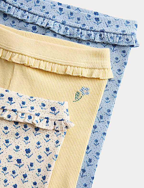 3 Pack Cotton Rich Leggings (0-3 Years) - CA