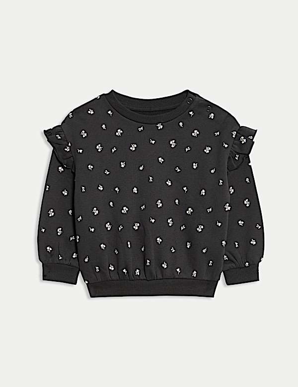 2pc Cotton Rich Ditsy Top & Bottom Outfit (0-6 Yrs)