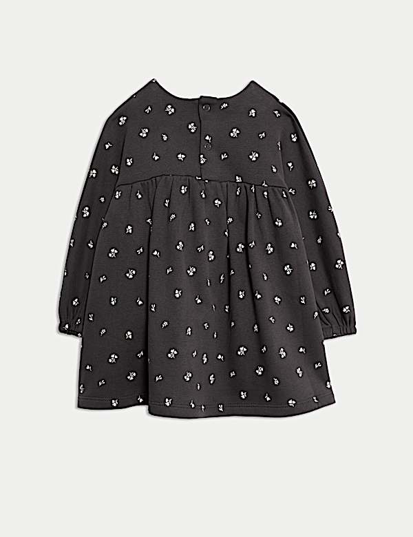 Robe en coton à motif petites fleurs (jusqu’au 3 ans) - BE