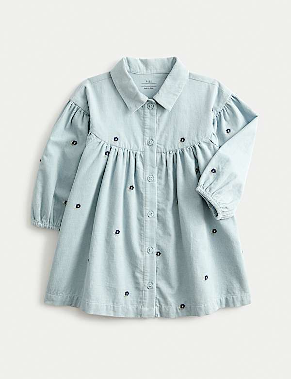 2pc Pure Cotton Cord Dress (0 Mths-6 Yrs)