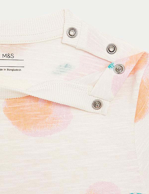 Jersey Peach Dress (0-3 Yrs)