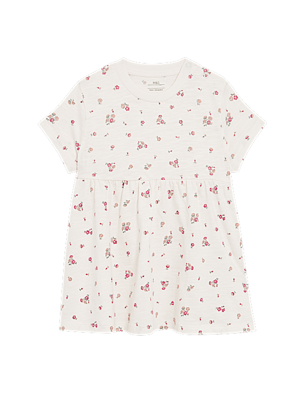 Jersey Ditsy Floral Dress (0-3 Yrs)