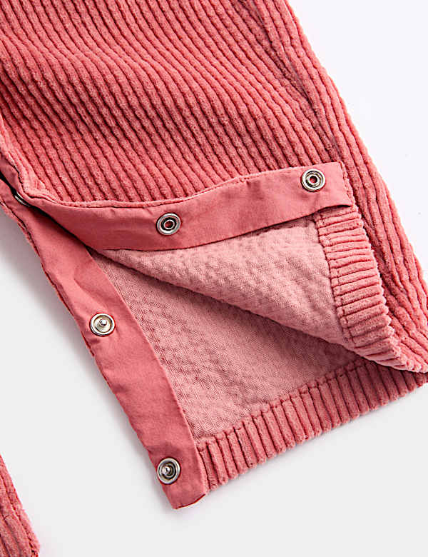 2pc Cord Dungarees with Bodysuit Outfit (0-3 Yrs) - PT