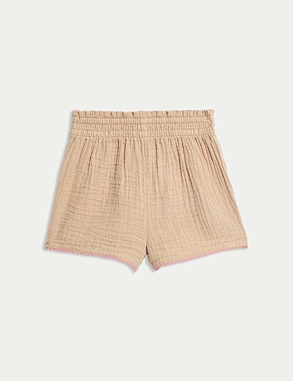 2pc Pure Cotton Frill Shorts Outfit (0-3 Yrs)