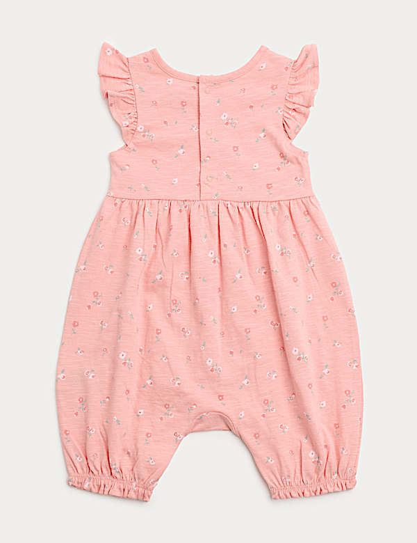 Pure Cotton Floral Romper (0-3 Yrs)