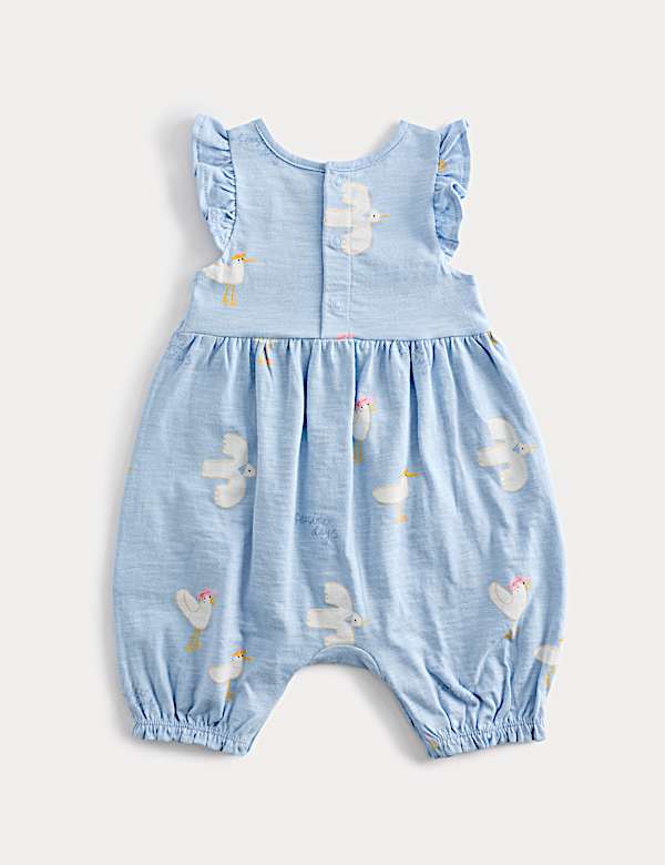 Pure Cotton Seagull Romper (0-3 Yrs)