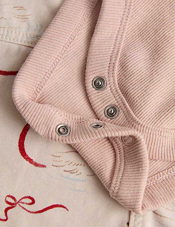 Mouse Print Woven Dungaree Outfit (0 - 36 Mths) - AT