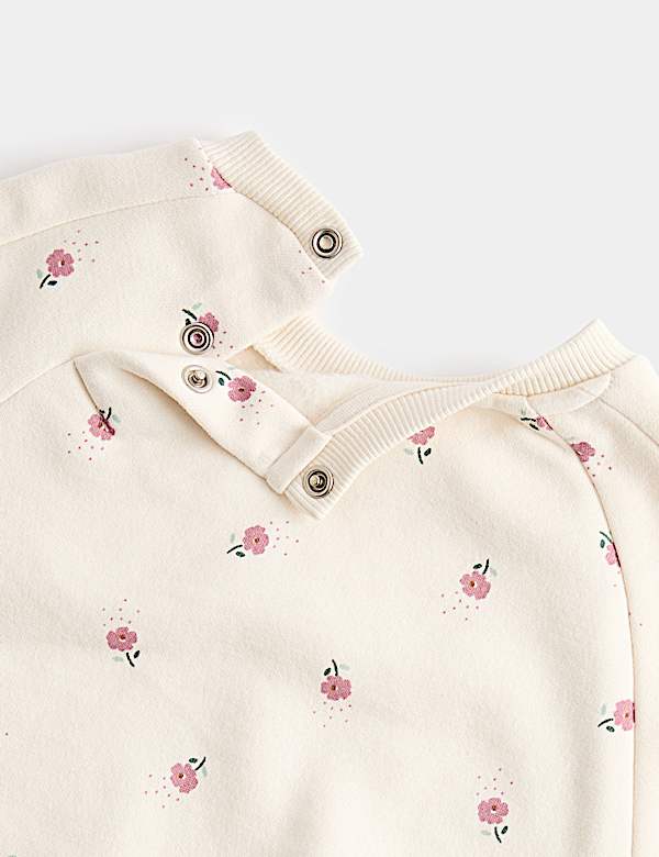 2 Piece Floral Sweatshirt & Wide Leg Joggers (0-5 Yrs)