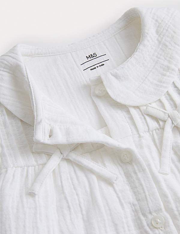 2pc Cotton Bow Blouse with Leggings (0-3 Yrs) - IL