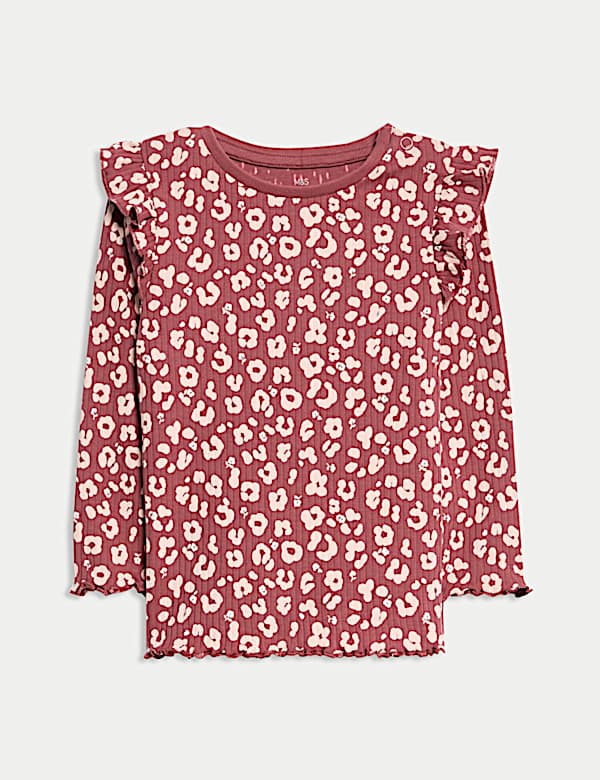 2pc Cotton Rich Leopard Top & Bottom Outfit (0-6 Yrs)