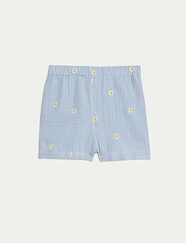 2pc Pure Cotton Embroidered Outfit (0-3 Yrs) - NL