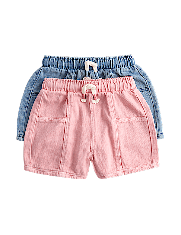 2 Pack Denim Shorts (0-5 Yrs)