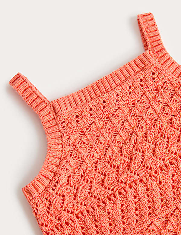 2 Piece Pure Cotton Crochet Outfit (0-5 Years) - AL