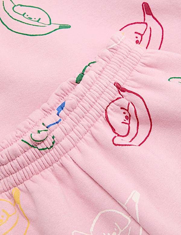 2 Piece Cotton Rich Banana Dog Sweat Outfit (0-5 Yrs)