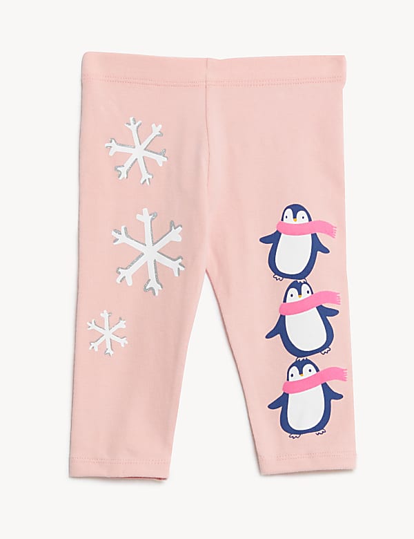 Cotton Rich Penguin Leggings