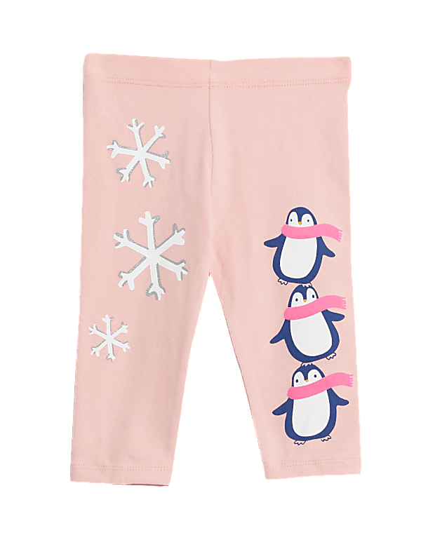Cotton Rich Penguin Leggings