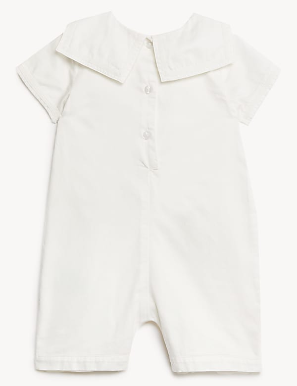 Pure Cotton Smocked Romper