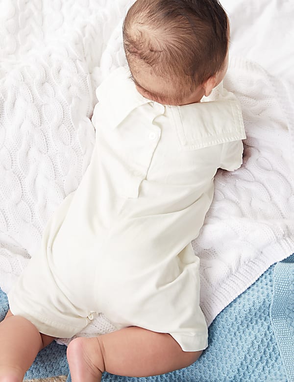 Pure Cotton Smocked Romper