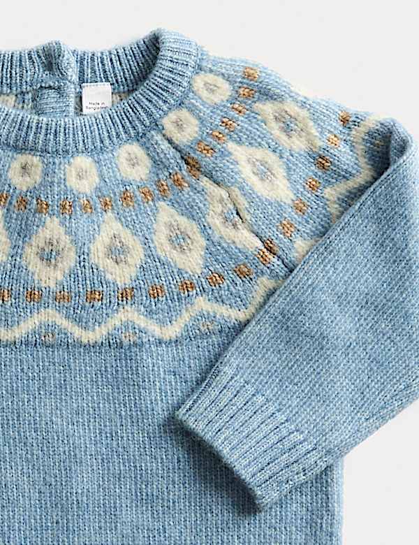 Fair Isle Knitted Jumper (0-3 Yrs)