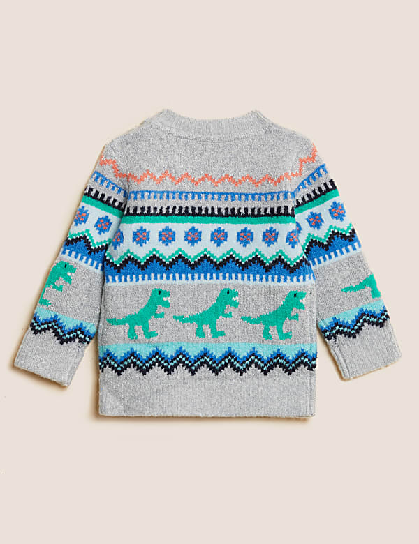 Knitted Dinosaur Jumper